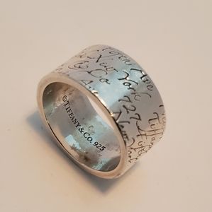 Tiffany & Co. "Notes" Ring Size 6